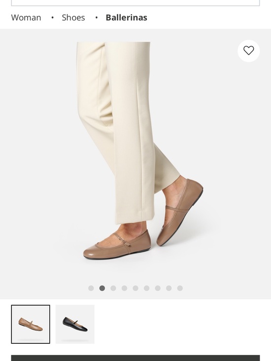 Geox Shoes - Geox Women's Taupe Leather Ballet Flats